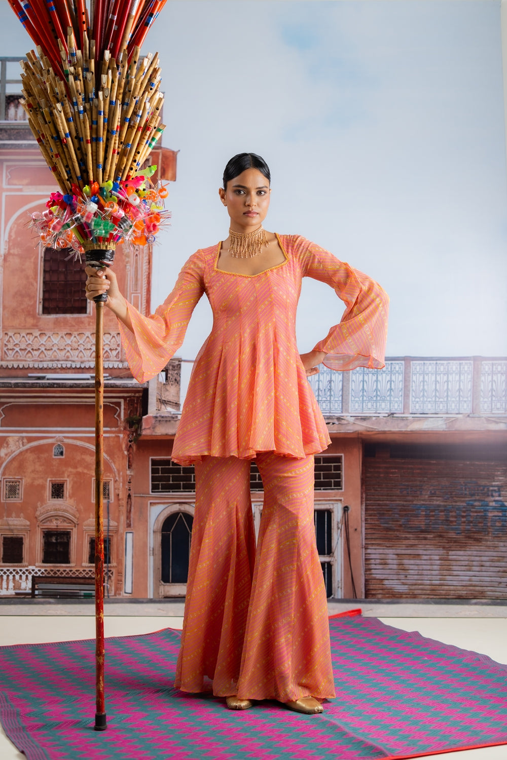 TEEJ SHARARA SET OF 2