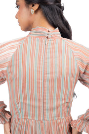 WOMEN'S MULTICOLOR CHIFFON GAURANI DRESS