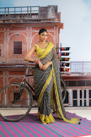 MORBANI SAREE WITH UN-STITCHED BLOUSE PIECE