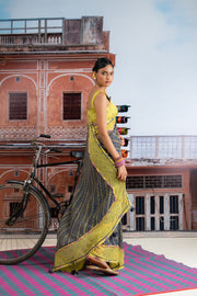MORBANI SAREE WITH UN-STITCHED BLOUSE PIECE