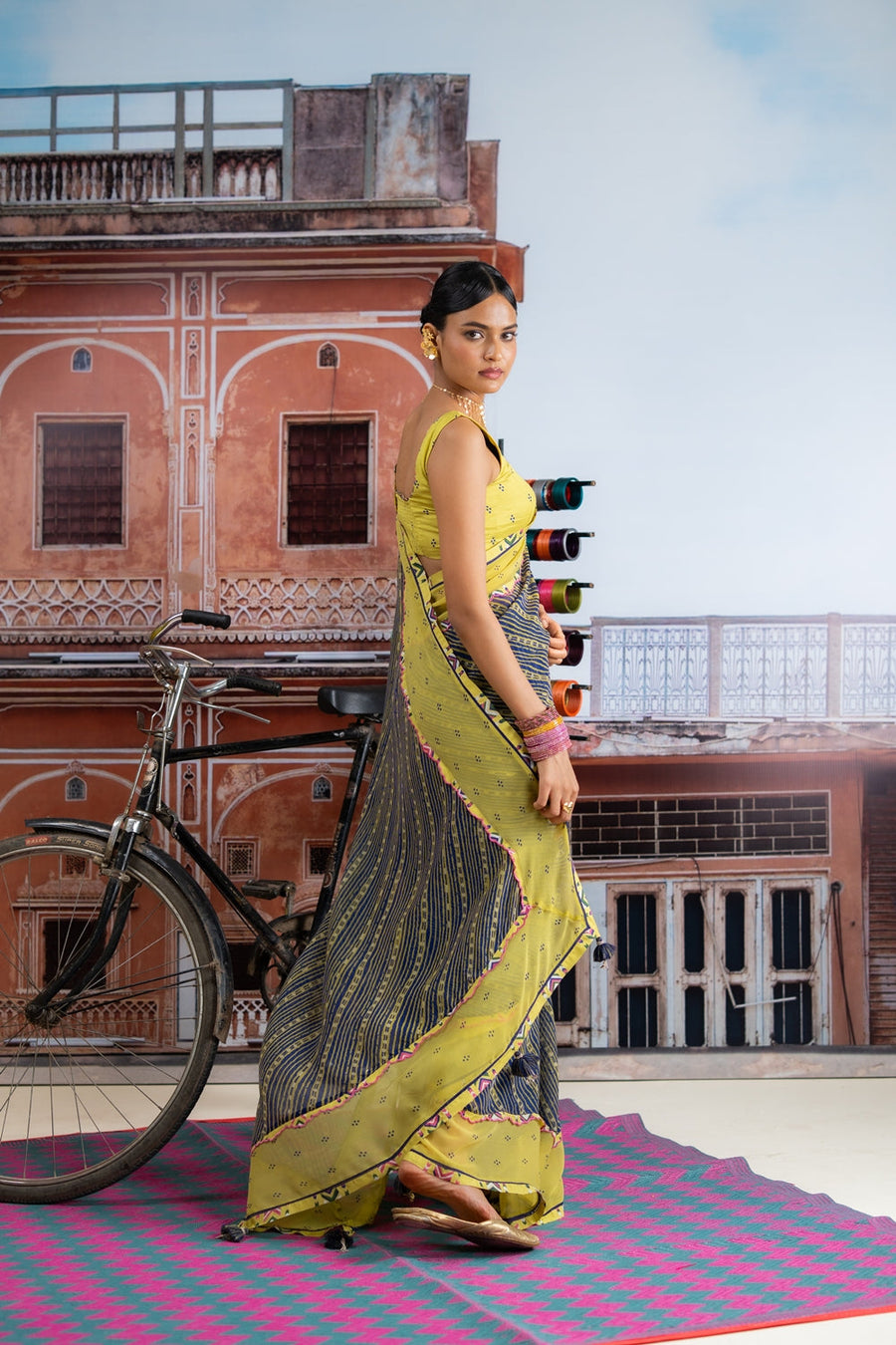 MORBANI SAREE WITH UN-STITCHED BLOUSE PIECE