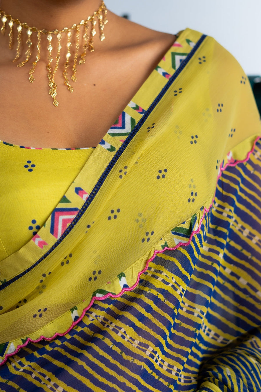 MORBANI SAREE WITH UN-STITCHED BLOUSE PIECE
