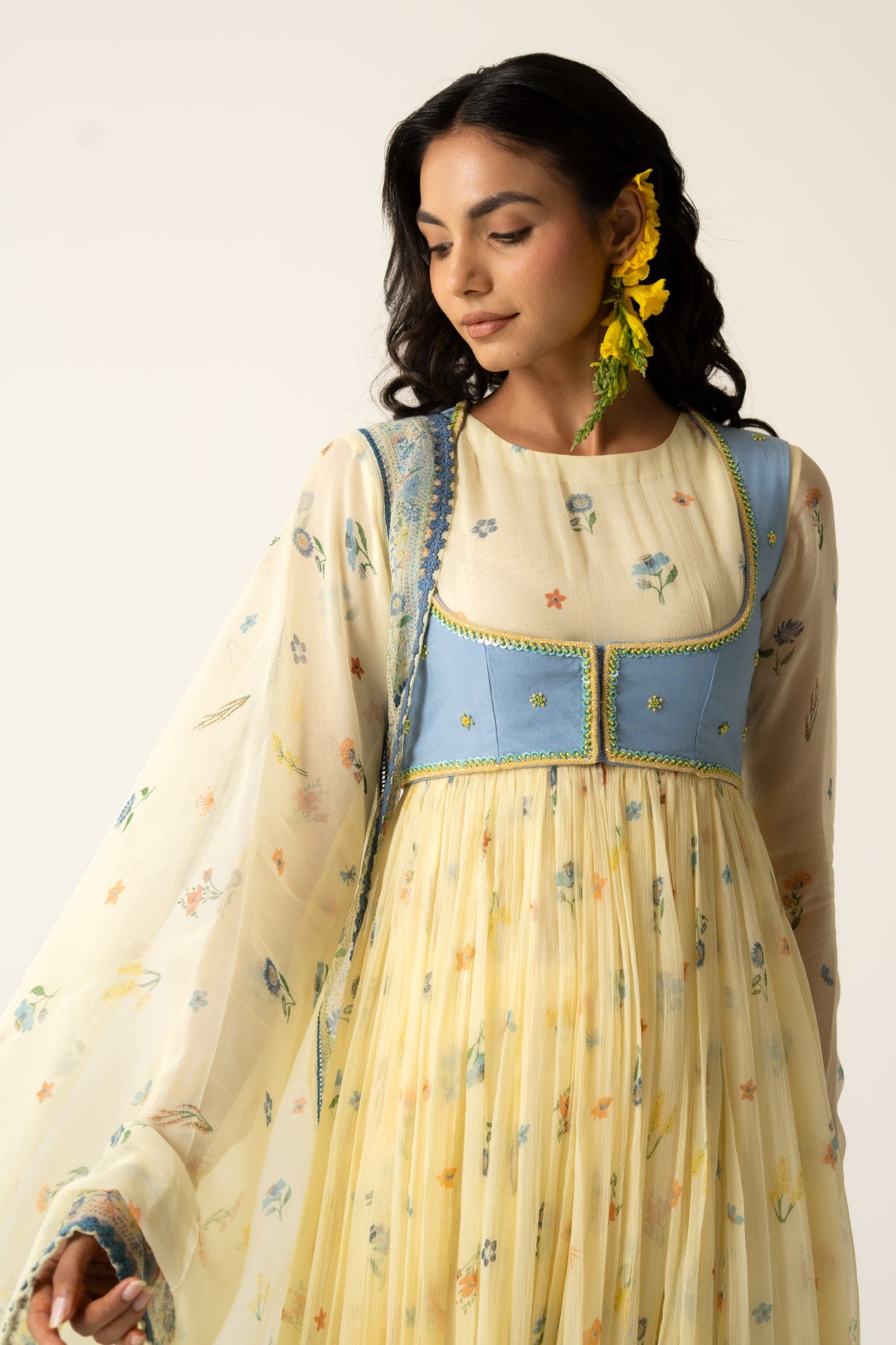 FLORA ANARKALI SET OF 4