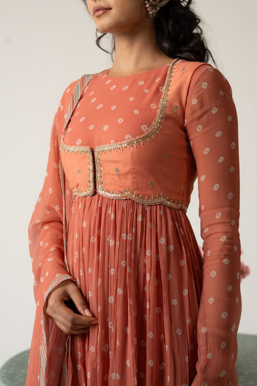 ROHIVA  ANARKALI SET OF 4