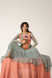 NAYAB ANARKALI SET  OF 4