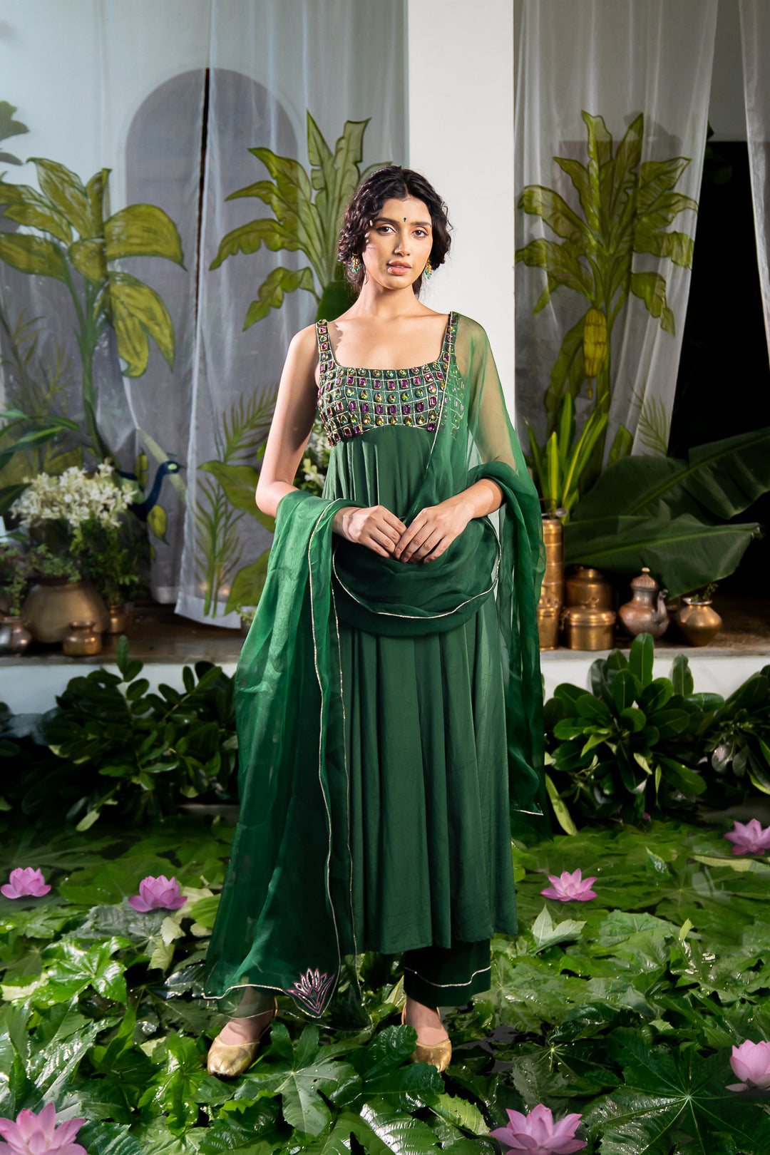 Maanasa anarkali kurta