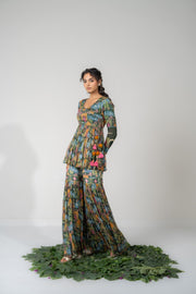 LOTUS GHARARA SET OF 2