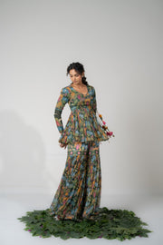 LOTUS GHARARA SET OF 2