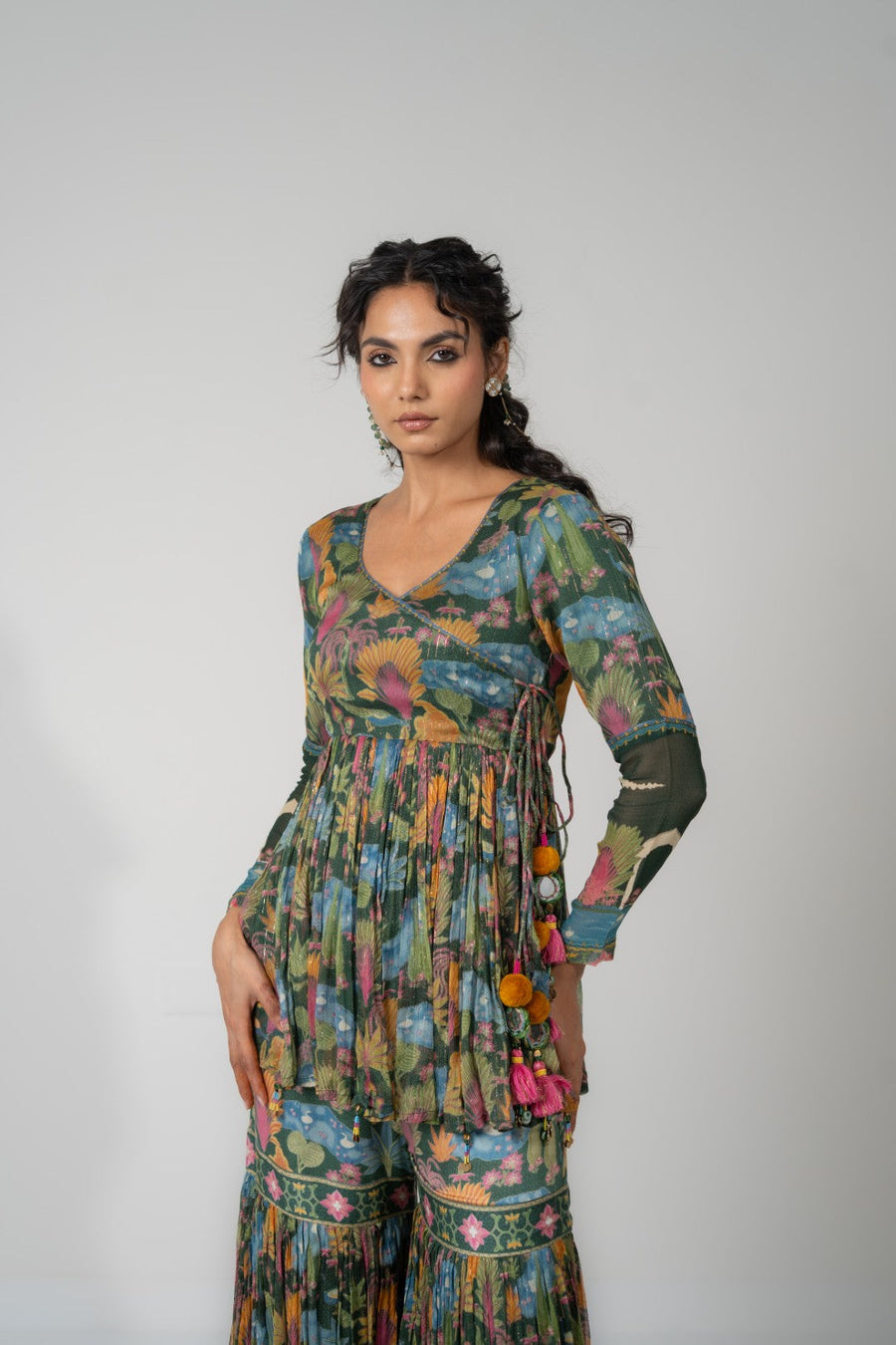 LOTUS GHARARA SET OF 2