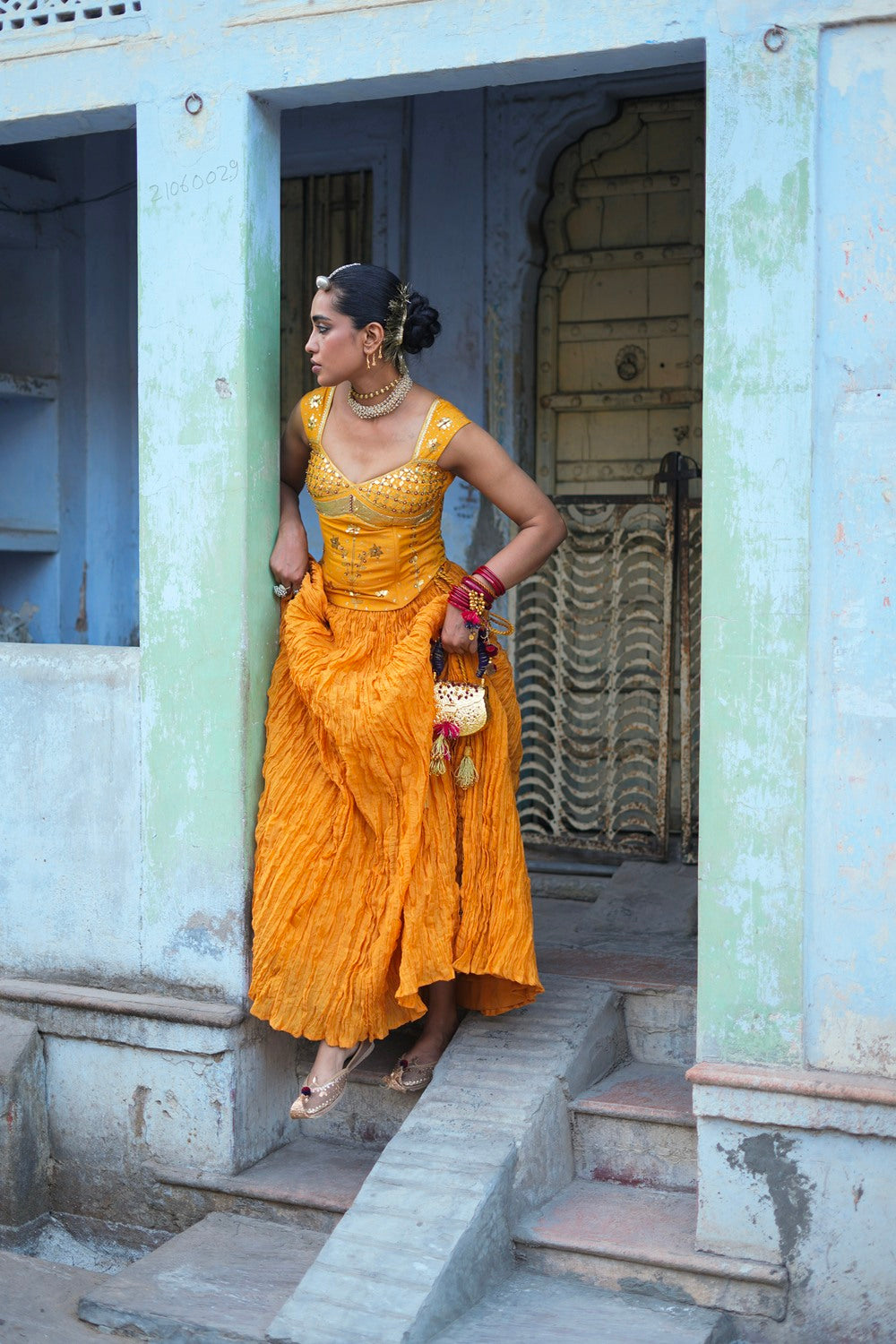 REET SKIRT & GEET CORSET TOP SET OF 2