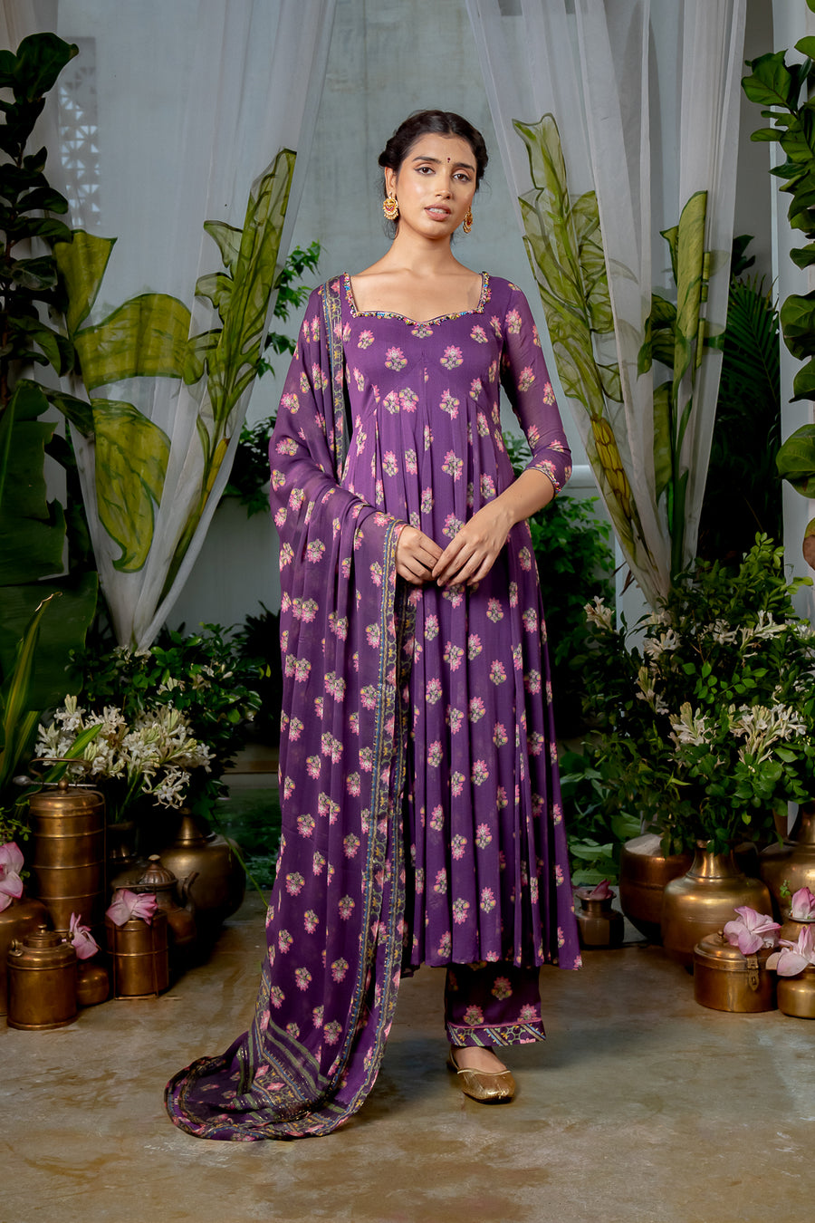 Keerthi anarkali Kurta