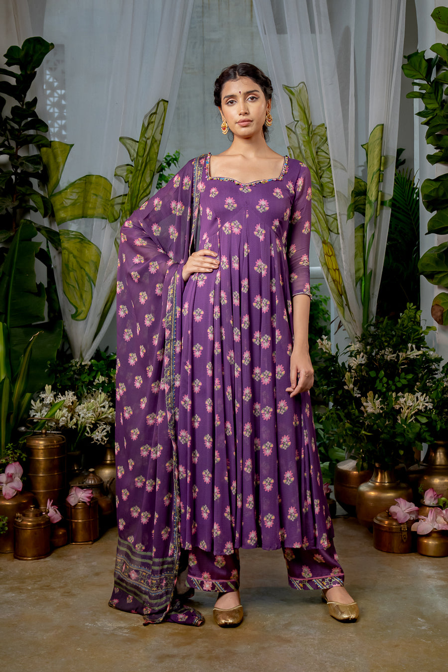 Keerthi anarkali Kurta