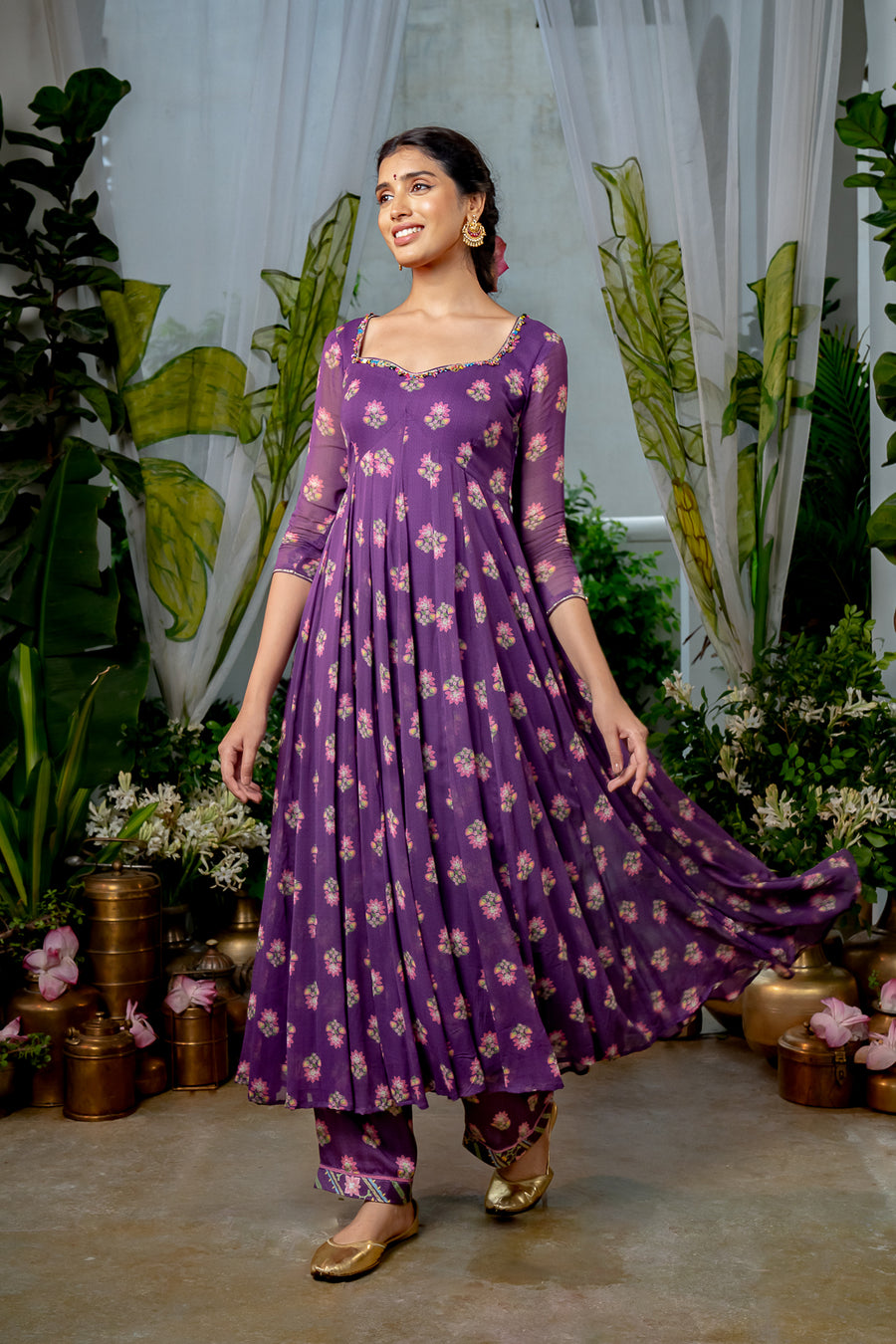 Keerthi anarkali Kurta