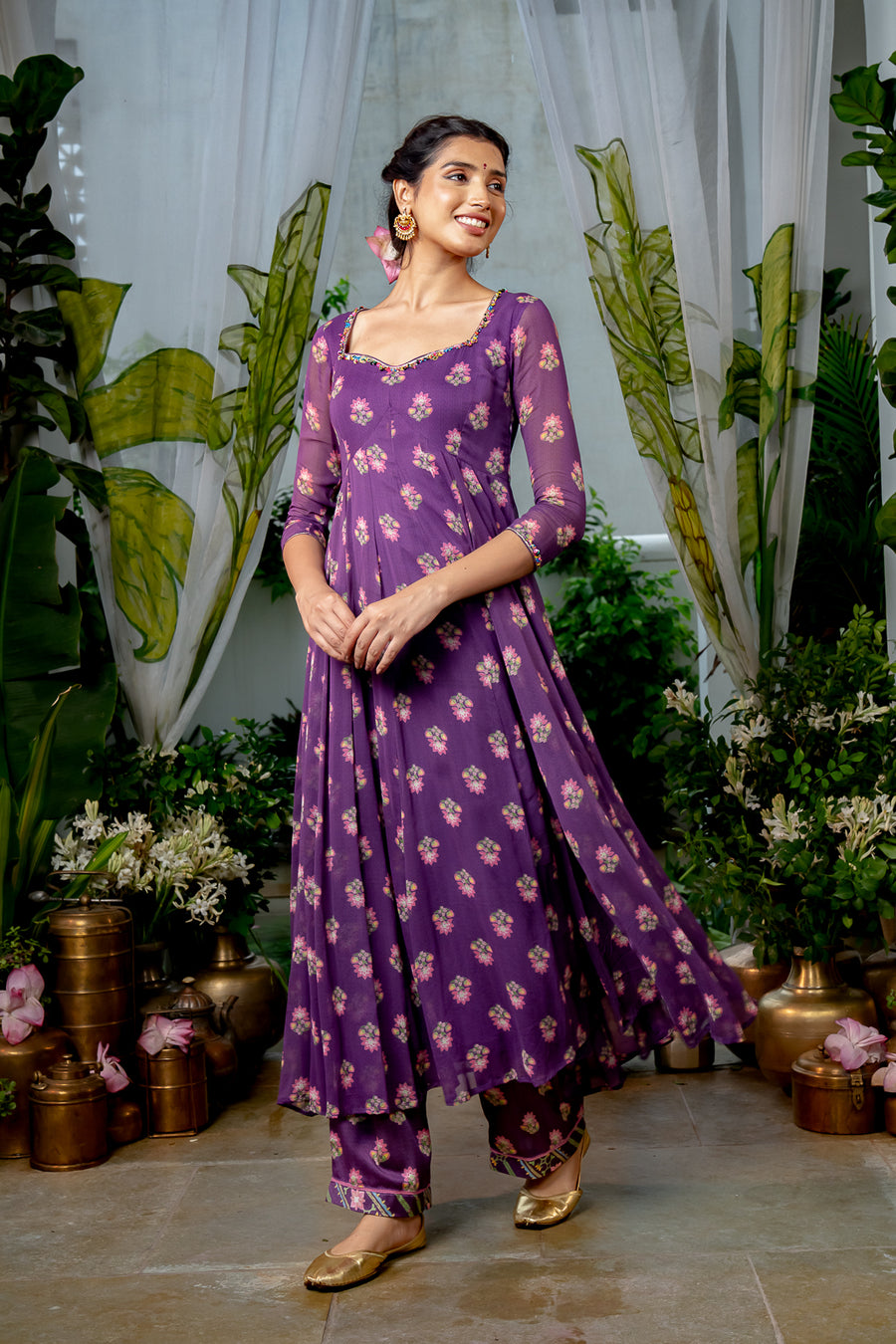 Keerthi anarkali Kurta