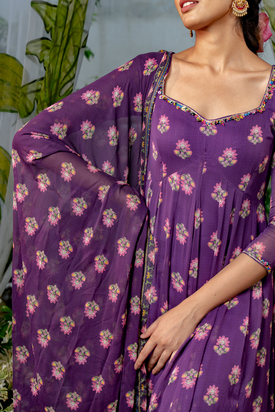 Keerthi anarkali Kurta