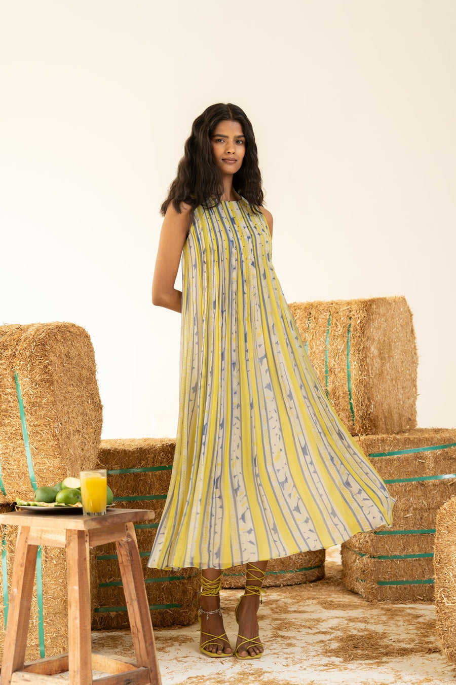 INAAYA GREEN DRESS