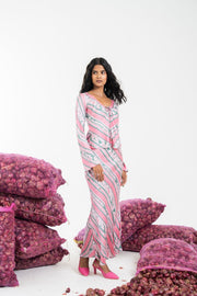 NIRA PINK SKIRT & TOP  SET OF 2
