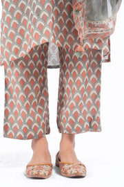 WOMEN'S MULTICOLOR MUSLIN - B MOR DARBAR KURTA SET