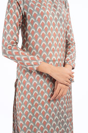 WOMEN'S MULTICOLOR MUSLIN - B MOR DARBAR KURTA SET