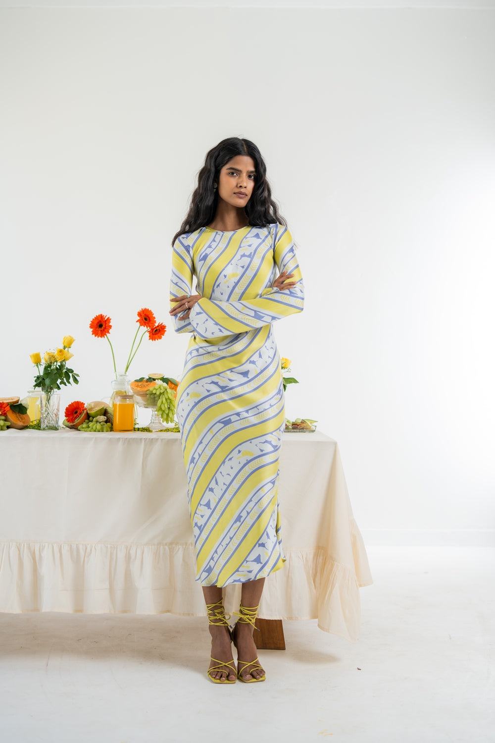 SORAYA  GREEN DRESS