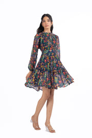 WOMEN'S BLUE CHIFFON LUNARA DRESS