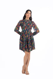 WOMEN'S BLUE CHIFFON LUNARA DRESS