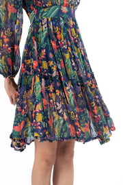 WOMEN'S BLUE CHIFFON LUNARA DRESS
