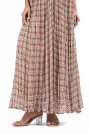 WOMEN'S MULTICOLOR CHIFFON GULBAHAR DRESS