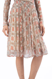 WOMEN'S MULTICOLOR CHIFFON PANNA -MEENA DRESS