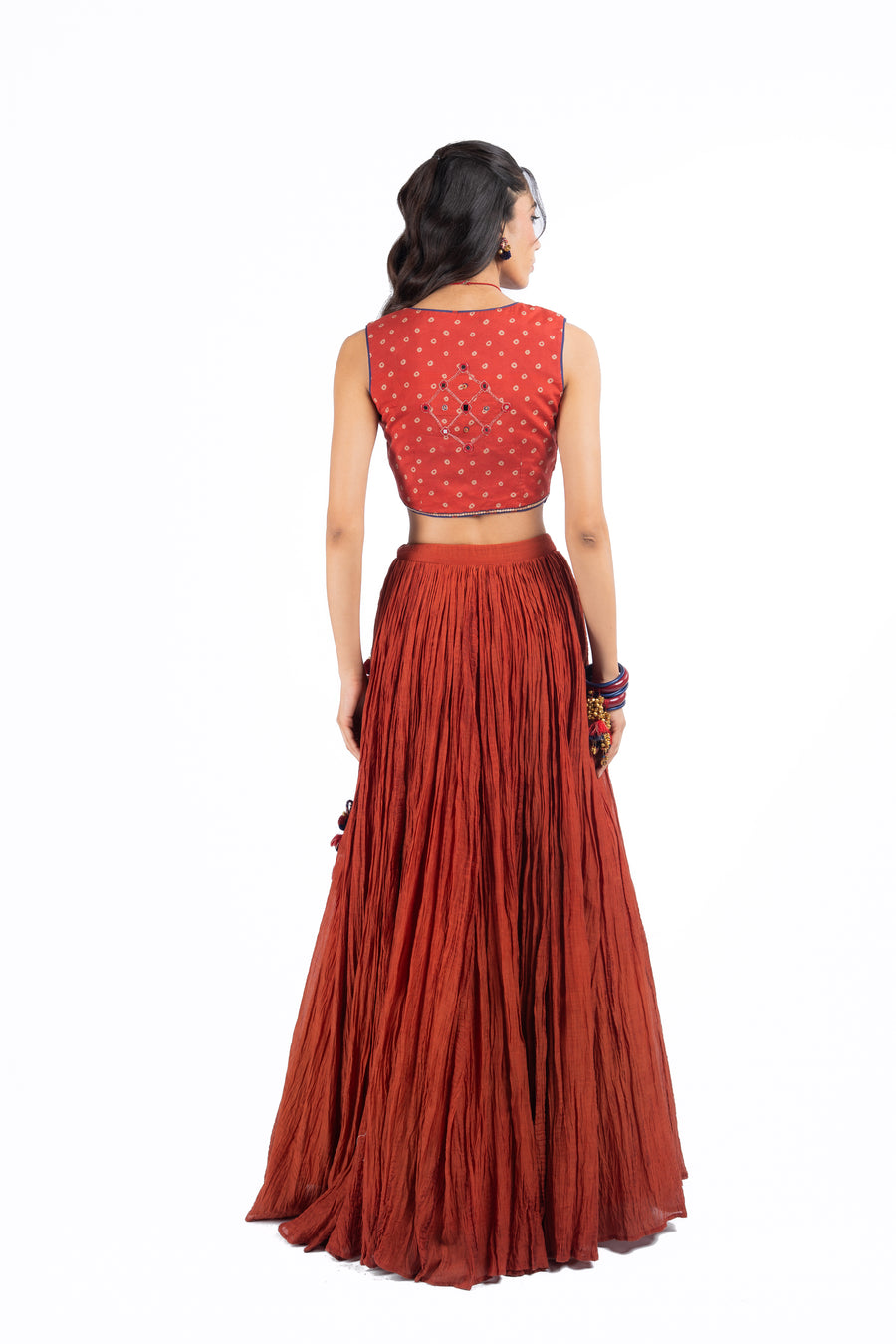 RASM SKIRT WITH KESAR KOTI SET OF 2