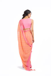 TEEJRI SAREE WITH UN-STITCHED BLOUSE PIECE