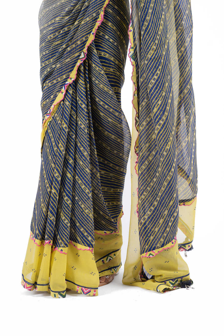 MORBANI SAREE WITH STITCHED BLOUSE