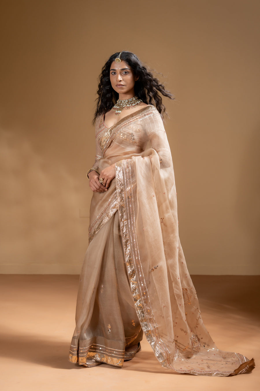 SARIKA SAREE WITH STITCHED BLOUSE  OF 2