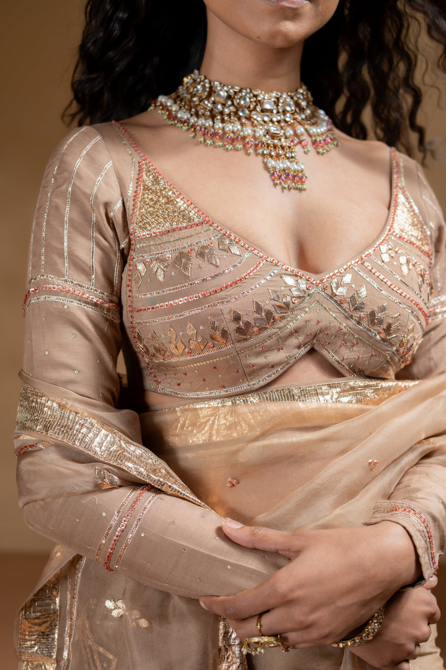 SARIKA SAREE WITH STITCHED BLOUSE  OF 2