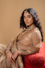 SARIKA SAREE WITH STITCHED BLOUSE