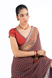 RAGINI  SAREE WITH UNSTITCHED BLOUSE