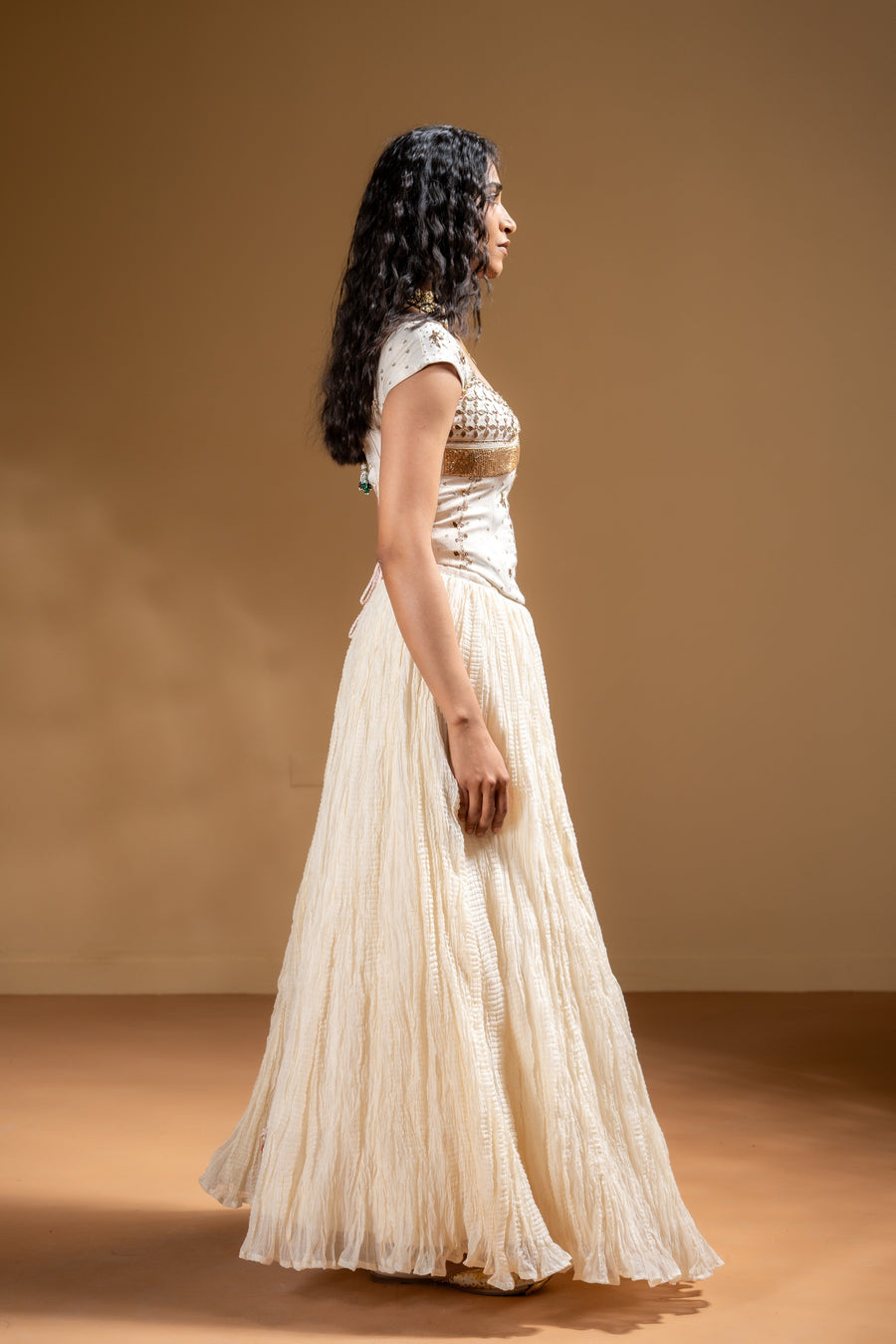 MOGRA SKIRT & JUHI CORSET TOP SET OF 2