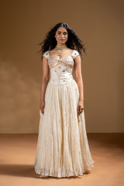 MOGRA SKIRT & JUHI CORSET TOP SET OF 2