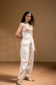 JUHI CORSET TOP & SHEET PANTS