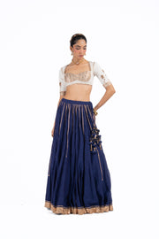 KIRAN LEHENGA  WITH MRIDULA BLOUSE SET OF 3