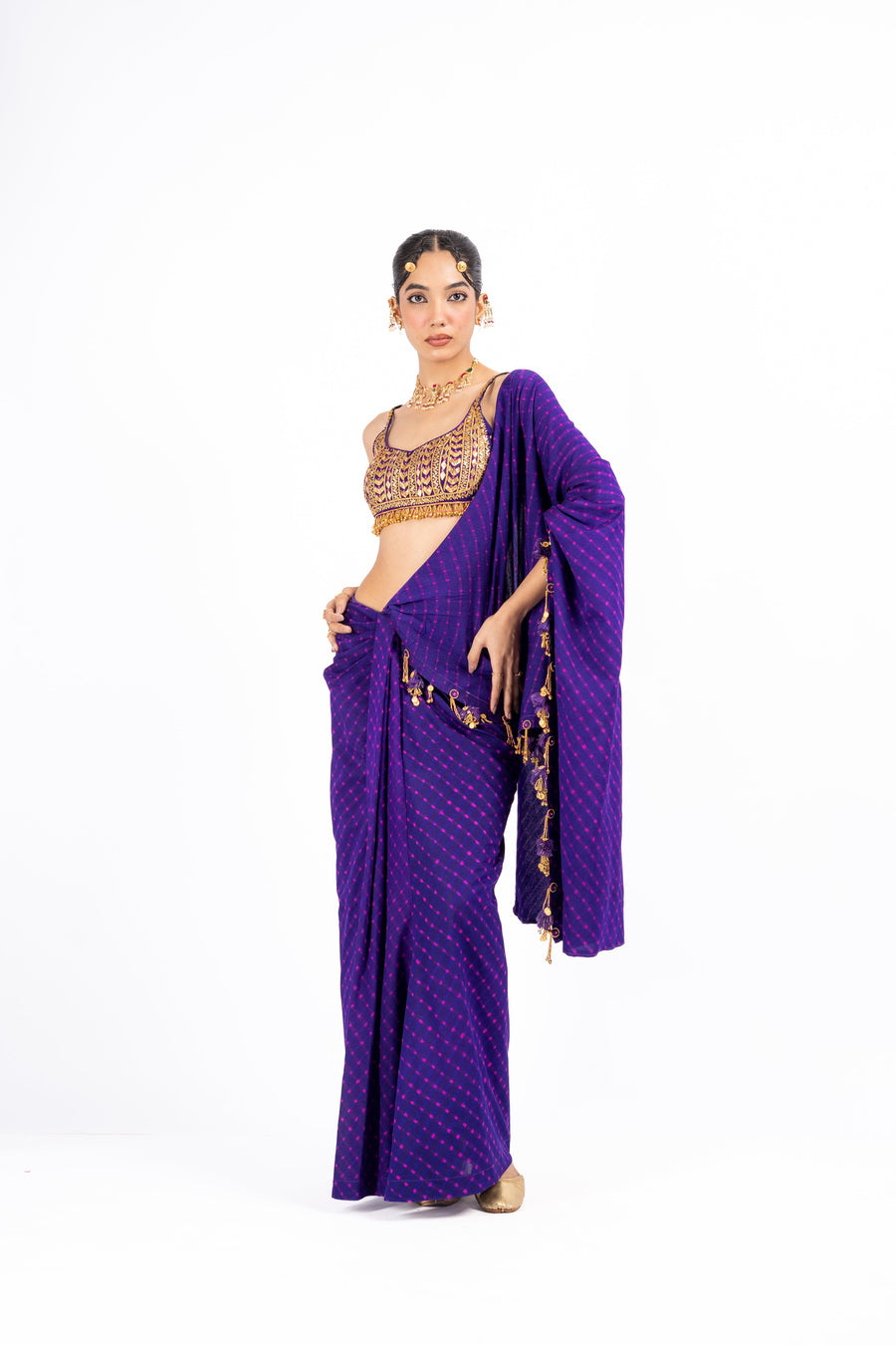 APSARA DRAPED SAREE SET OF 3