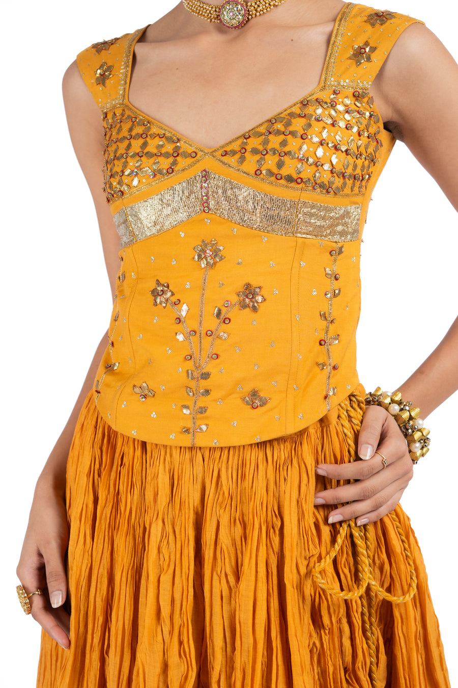 REET SKIRT & GEET CORSET TOP SET OF 2