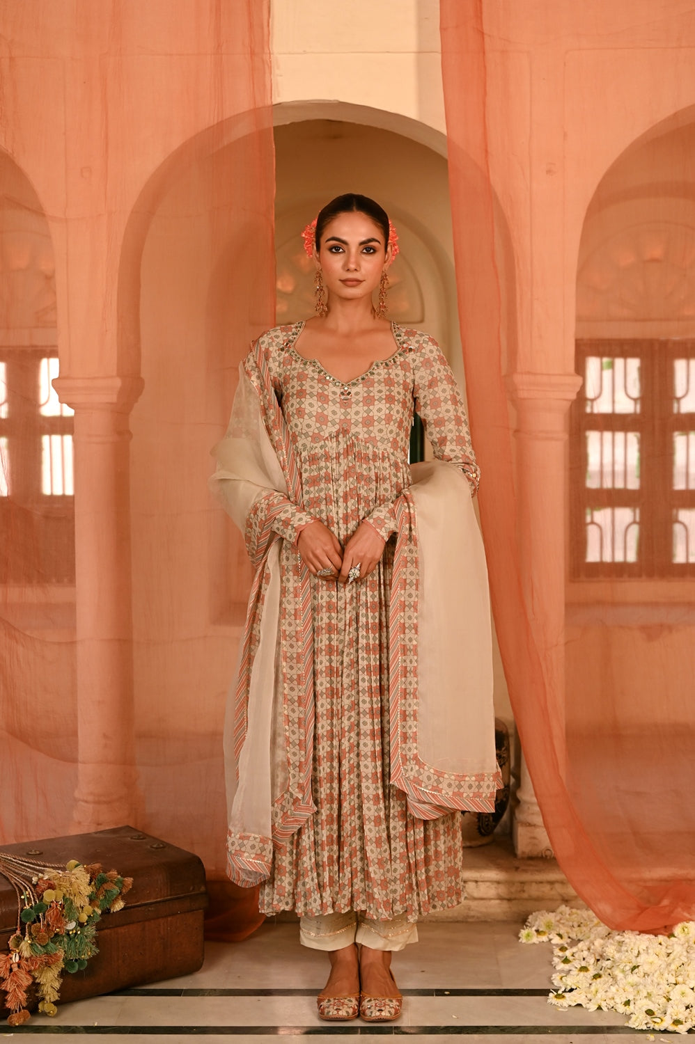 SEESH MAHAL ANARKALI SET