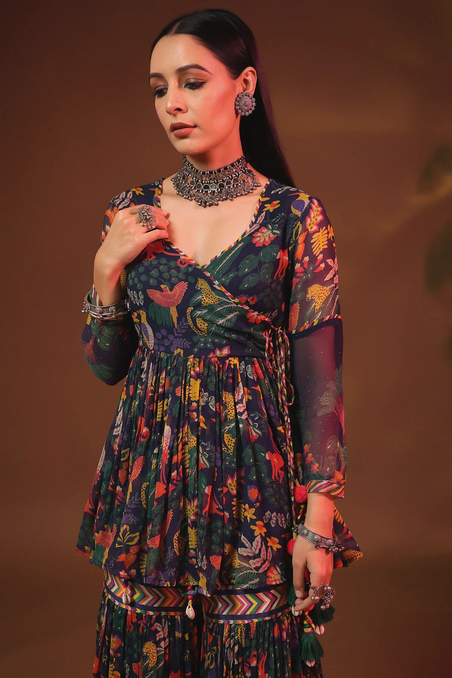 Gul Gharara Set