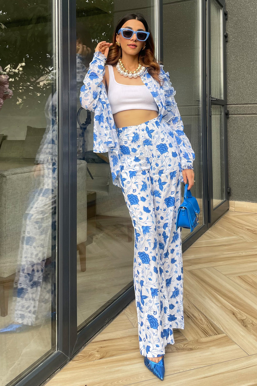 Mehak Jain in Safeeda Shirt and Sukh Pants