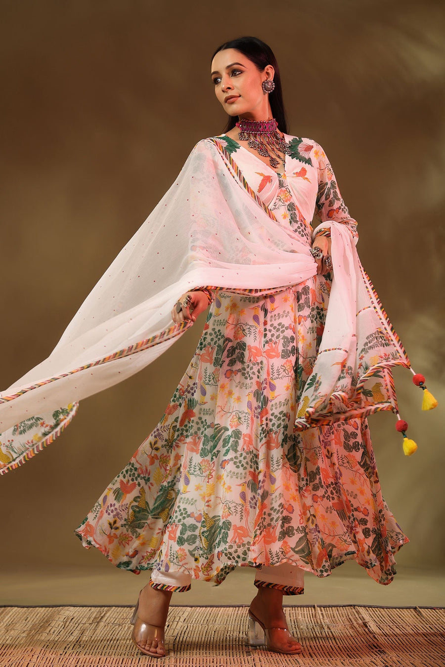 Kanan anarkali set of 3