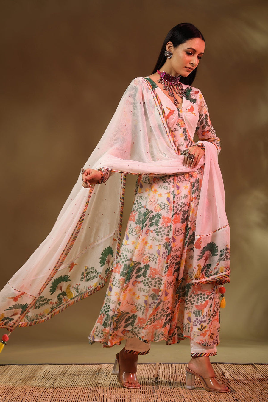 Kanan anarkali set of 3