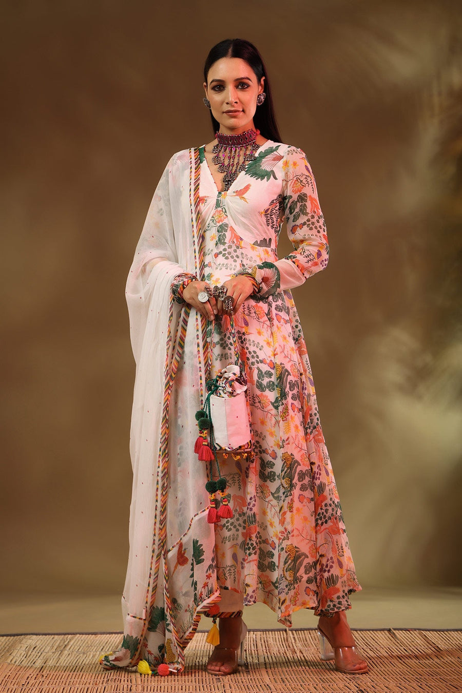 Kanan anarkali set of 3