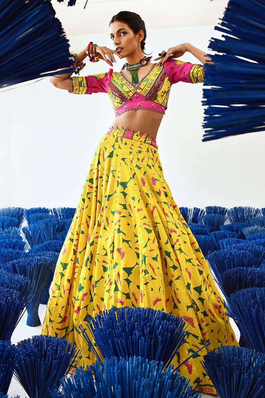Vatikah Lehenga Set Of 3