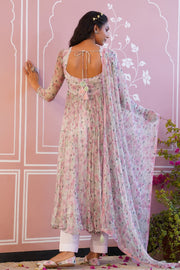 POPPY BLUSH ANARKALI SET OF 3